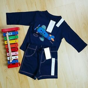 First impressions Shirt and Short lot NWT